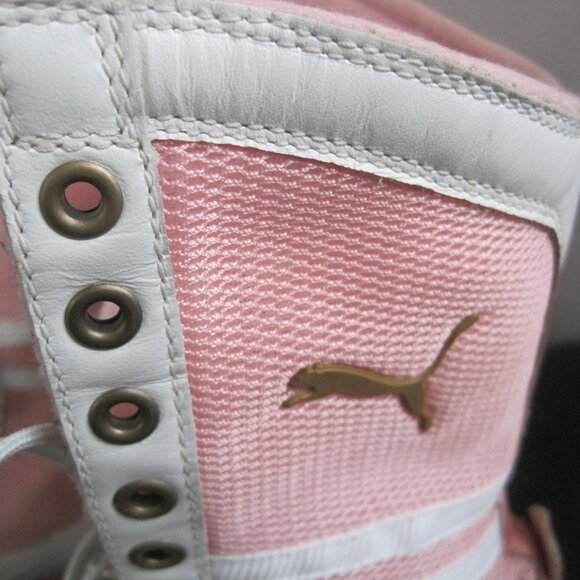 Pink Puma Schattenboxen Suede Sneaker Boots - Size 6 Ladies. - Picture 5 of 11